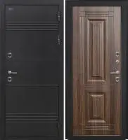 Входная дверь Дорстон Терморазрыв (Д-5 Букле черный/Ф-2 Статус коньяк Глухое)
