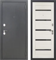 Входная дверь Тайгер Хит Царга (антик серебро/эшвайт)