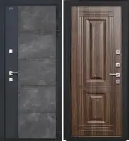 Входная дверь Дорстон Терморазрыв Inoplast (Р-01 бетон/Ф-2 Статус коньяк Глухое)