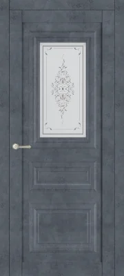 Межкомнатная дверь Carda М-1 Бетон графит