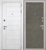 Входная дверь Alpa (НФ-6 лофт белый/Ф-8 Бетон темный Глухое)