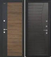 Входная дверь Дорстон Терморазрыв Inoplast (Р-01 Орех/гранит/Ф-16 Венге премиум Глухое)