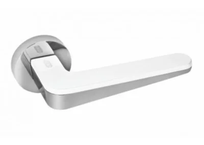 Ручки дверные Palidore 501 NCW/PC белый/хром
