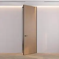 Межкомнатная скрытая дверь с HPL панелью