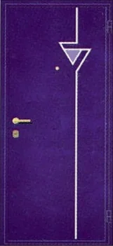 Декоративная отделка из художественной ковки на входной двери (28)