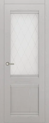 Межкомнатная дверь Carda К-2 Шале серый Витраж