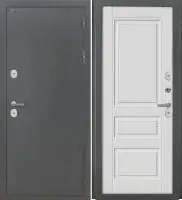 Входная дверь Дорстон Терморазрыв (Антик серебро/Ф-11 Софт белый Глухое)