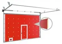 Противопожарные секционные ворота ei 60 №8