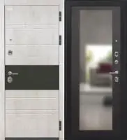 Входная дверь VIDARI (ВС-1 Бетон светлый/ФЗ-6 Венге Зеркало)