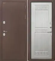 Входная дверь Дорстон Терморазрыв (Антик медный/Ф-3 Сандал белый Глухое)