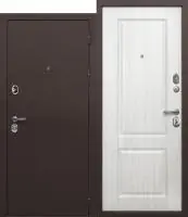 Входная дверь 9 см медный антик Белый ясень