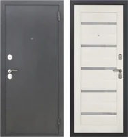 Входная дверь Тайгер Хит Царга МС (антик серебро/эшвайт)