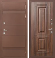 Входная дверь Тайгер Термо (антик медь/статус коньяк)