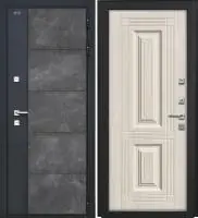 Входная дверь Дорстон Терморазрыв Inoplast (Р-01 бетон/Ф-2 Лиственница беленая Глухое)