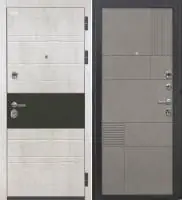 Входная дверь VIDARI (ВС-1 Бетон светлый/Ф-9 Лофт грей Глухое)