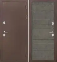 Входная дверь Дорстон Терморазрыв (Антик медный/Ф-8 Бетон темный Глухое)