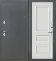 Входная дверь Дорстон Терморазрыв (Антик серебро/Ф-11 Белое дерево Глухое)