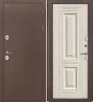 Входная дверь Дорстон Терморазрыв (Антик медный/Ф-2 Лиственница беленая Глухое)