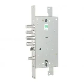 Замок врезной комбинированный с двумя механизмами секретности, защелкой и вертикальным приводом Гардиан 25.12 Т