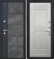 Входная дверь Дорстон Терморазрыв Inoplast (Р-01 бетон/Ф-3 Сандал белый Глухое)