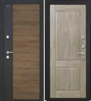 Входная дверь Дорстон Терморазрыв Inoplast (Р-01 Орех/гранит/КС-10 Дуб дорато Глухое)