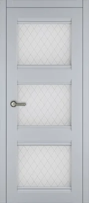 Межкомнатная дверь Carda К-4 Серый софт