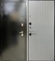 Входная дверь Маркус Вертикаль 3к шагрень грей