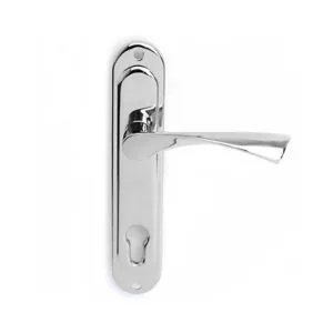 Ручка дверная на планке Гретта, хром