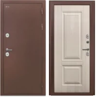 Входная дверь Тайгер Термо (антик медь/кремовая лиственница)