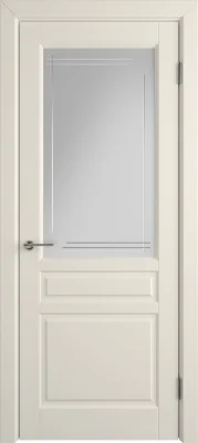 Межкомнатные двери VFD Stockholm Cristal Cloud L Ivary