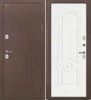 Входная дверь Дорстон Терморазрыв (Антик медный/Ф-6 Белый ясень Глухое)
