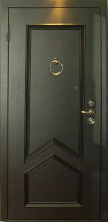 Металлофиленки на металле входной двери (10)