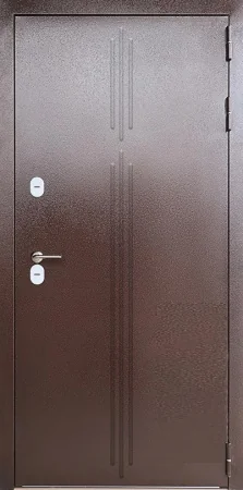 Давление на металле на входной двери (8)