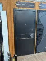 Входная дверь Маркус Декор классика шагрень грей