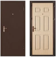 Металлическая дверь МАСТЕР ОРИОН (беленый дуб)