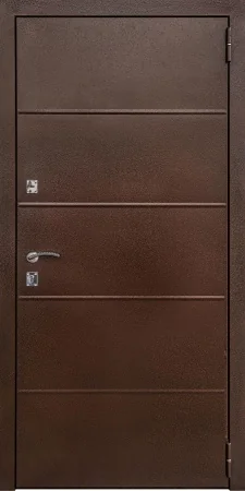 Давление на металле на входной двери (23)