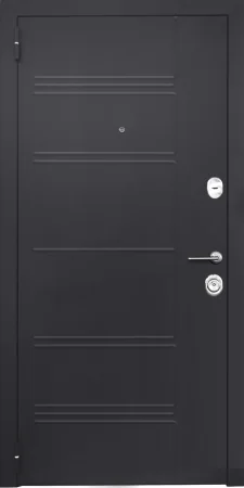 Давление на металле на входной двери (4)