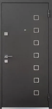 Давление на металле с декоративными элементами входные двери (19)