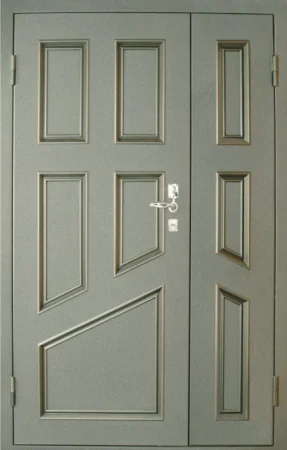 Металлофиленки на металле входной двери (7)