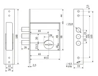 Замок врезной сувальдный  Гардиан 50.01