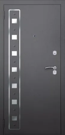 Давление на металле с декоративными элементами входные двери (4)