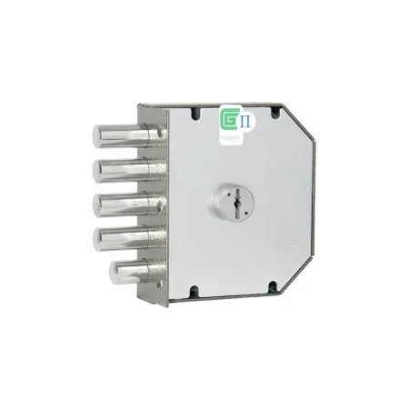 Замок накладной сувальдный с задвижкой Гардиан 20.05