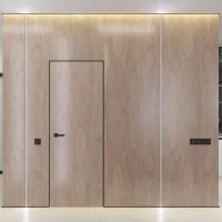 Межкомнатная скрытая дверь с HPL панелью