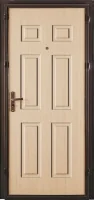 Металлическая дверь МАСТЕР ОРИОН (беленый дуб)