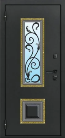 Стеклопакеты с кованными элементами (63)