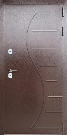 Давление на металле на входной двери (2)