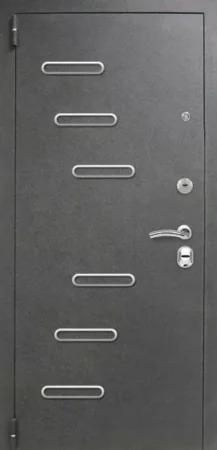 Давление на металле с декоративными элементами входные двери (7)