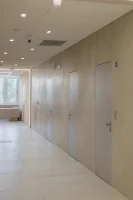 Межкомнатная скрытая дверь с HPL панелью