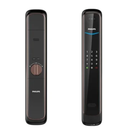 Замок Philips EasyKey 702 (face unlock), медный