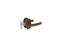 Защелка дверная Омега ЗЩ2-06 коричневая